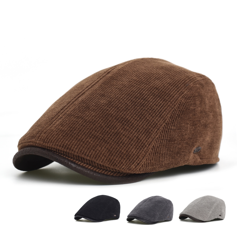 Dad Hat Cotton - قبعة رجالية شتوية سميكة ودافئة بنمط