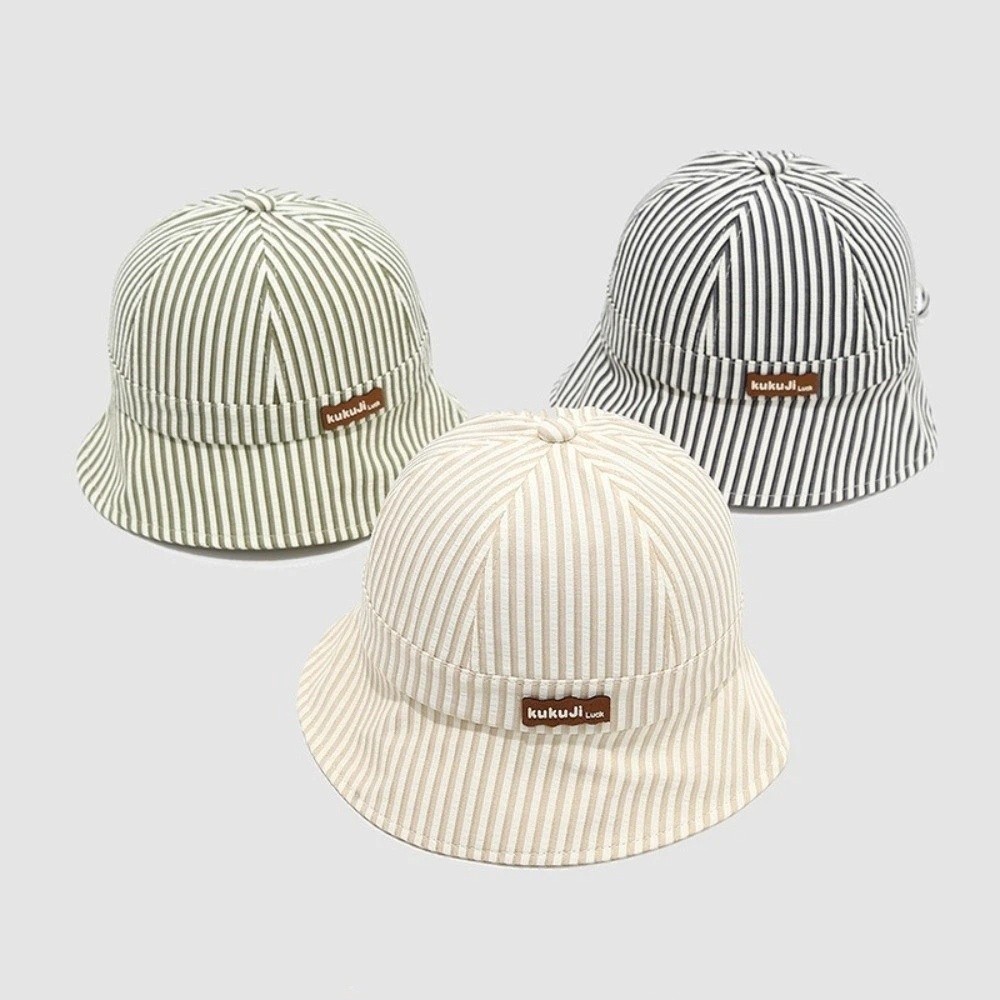 قبعة أطفال جديدة مخططة قابلة ل - مراجعة Bucket Hat Cotton وسعره