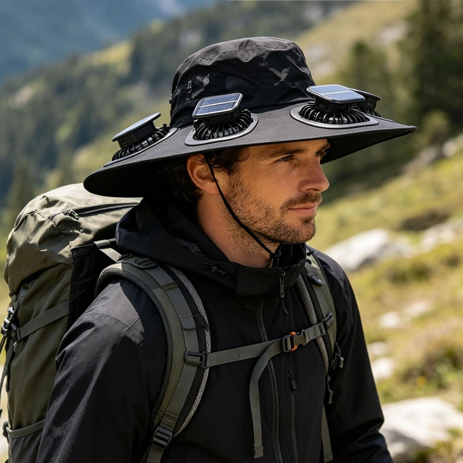 قبعة شمسية مزودة بـ 6 مراوح تع - مراجعة Visor Sun Hat وسعره