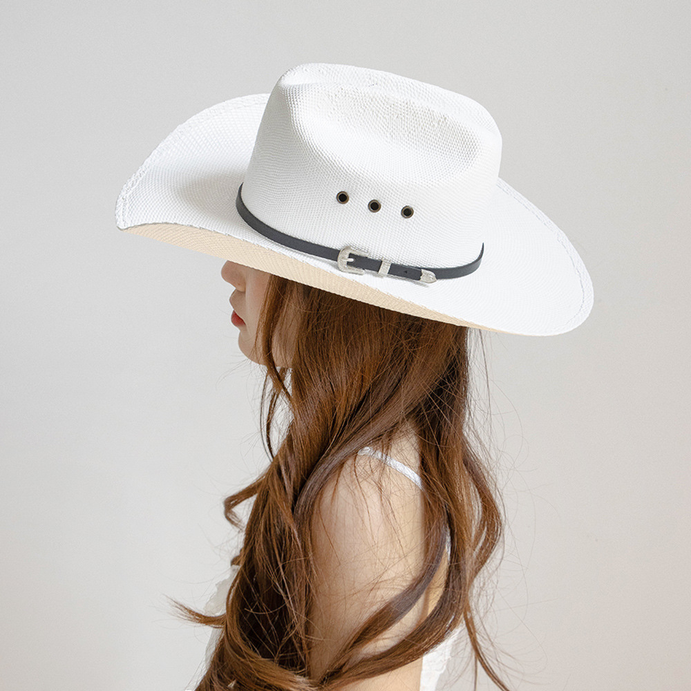 USPOP للجنسين النمط الغربي منظ - مراجعة Cowboy Hat Straw وسعره