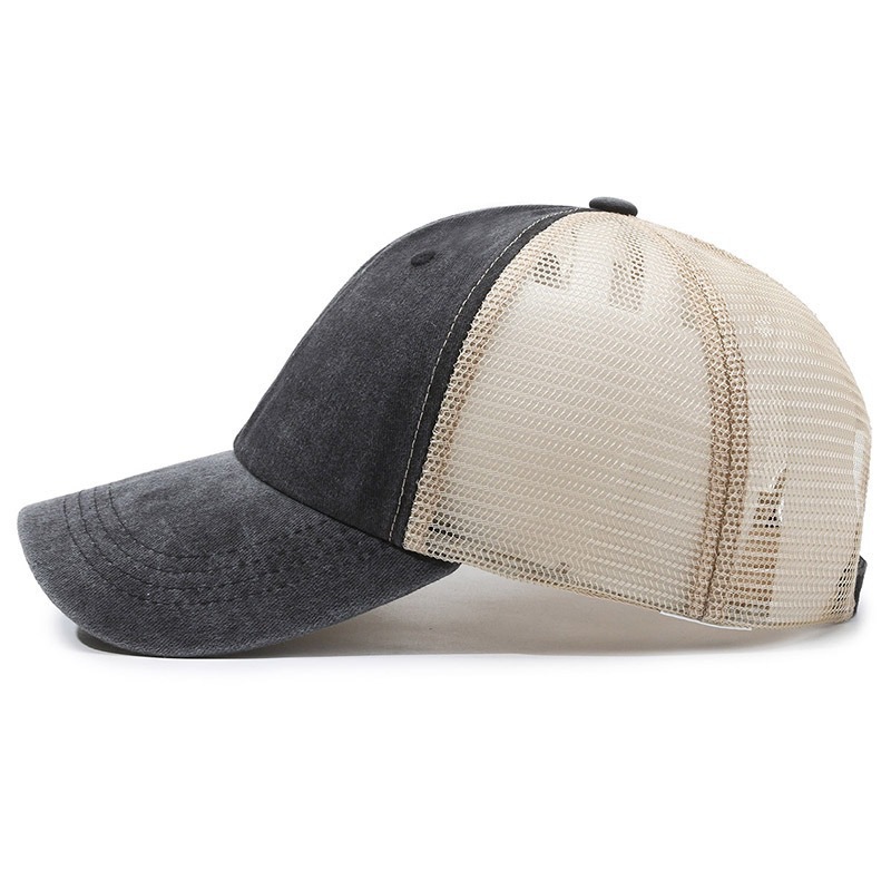 قبعة بيسبول شبكية مغسولة بشعار - مراجعة Visor Sun Hat وسعره