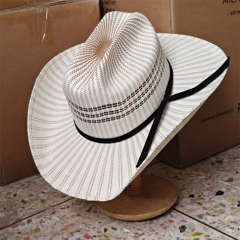 قبعة رعاة البقر الملونة ذات ال - مراجعة Cowboy Hat Straw وسعره