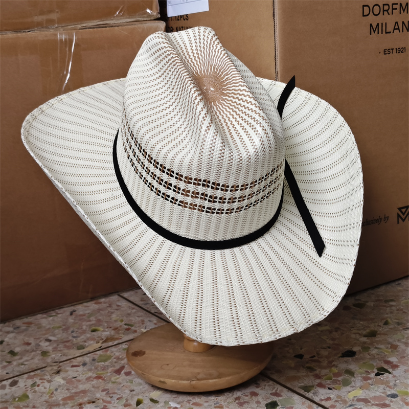 قبعة رعاة البقر الملونة ذات ال - مراجعة Cowboy Hat Straw وسعره