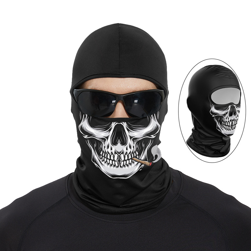 مضحك القرد الفم الجمجمة بالاكل - مراجعة Skull Cap Helmet Liner وسعره
