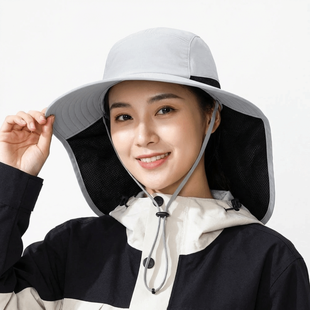 قبعة شمسية عصرية واسعة الحواف  - مراجعة Bucket Hat Cotton وسعره