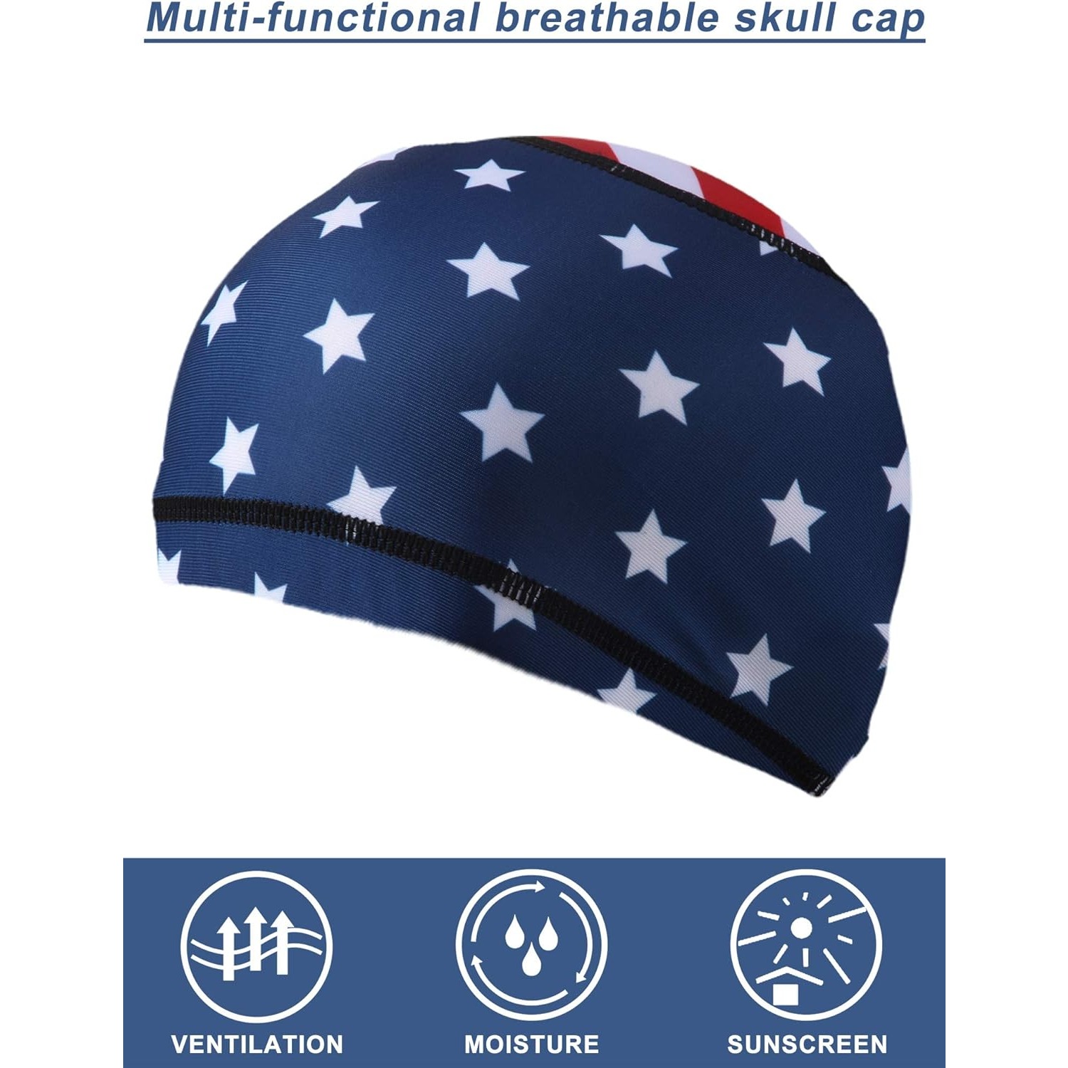 4 قطع من قبعات الرأس المبطنة ب - مراجعة Skull Cap Helmet Liner وسعره